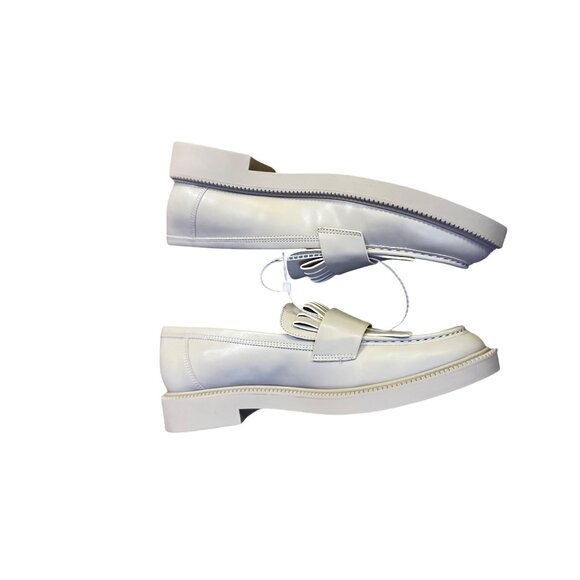 Marc Fisher Calixy Loafers Womens 8M Gray Fringe Slip-On Moc Toe NEW No Tags - Picture 6 of 16